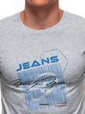 Edoti Herren T-Shirt mit Aufdruck S2033 - weiß OTHER