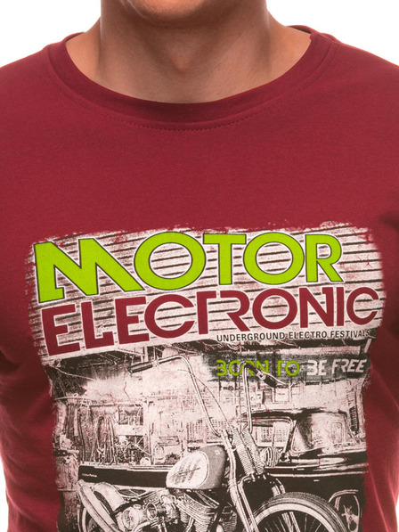 Edoti Herren T-Shirt mit Aufdruck 1982S - dunkelblau OTHER