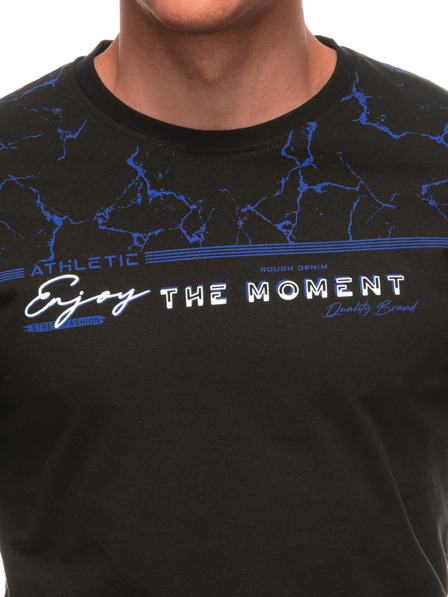 Edoti Herren T-Shirt mit Aufdruck S2033 - weiß OTHER