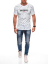 Edoti Herren T-Shirt mit Aufdruck S2033 - weiß OTHER