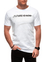 Edoti Herren T-Shirt mit Aufdruck S2033 - weiß OTHER