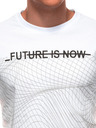 Edoti Herren T-Shirt mit Aufdruck S2033 - weiß OTHER