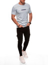 Edoti Herren T-Shirt mit Aufdruck S2033 - weiß OTHER