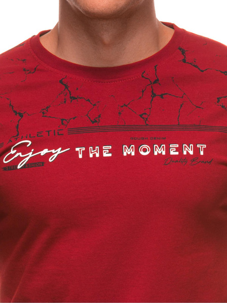 Edoti Herren T-Shirt mit Aufdruck S2033 - weiß OTHER