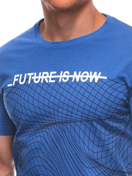 Edoti Herren T-Shirt mit Aufdruck S2033 - weiß OTHER