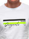 Edoti Herren T-Shirt mit Aufdruck S2027 - weiß OTHER