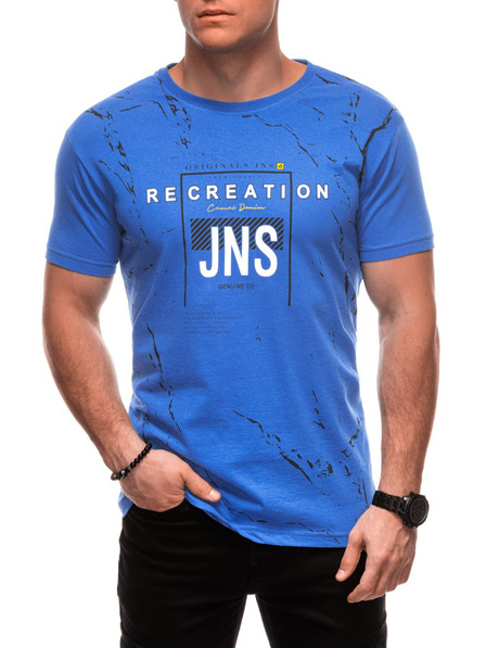 Edoti Herren T-Shirt mit Aufdruck 1982S - dunkelblau OTHER
