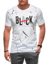 Edoti Herren T-Shirt mit Aufdruck S2028 - weiß OTHER