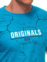 Edoti Herren T-Shirt mit Aufdruck S2033 - weiß OTHER