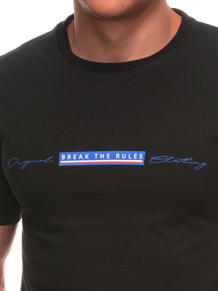 Edoti Herren T-Shirt mit Aufdruck S2033 - weiß OTHER