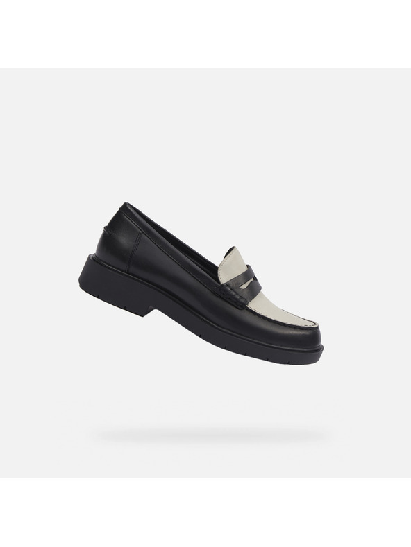 Geox Schwarze Damen-Mokassins Geox Spherica EC1