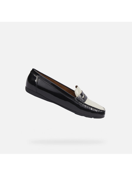 Geox Schwarze Damen Mokassins Geox Annytah Moc