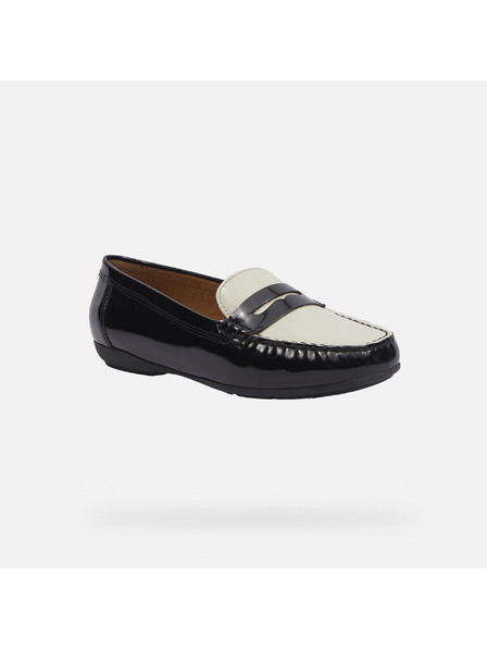 Geox Schwarze Damen Mokassins Geox Annytah Moc