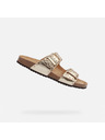 Geox Goldene Damen-Pantoletten Geox Brionia R