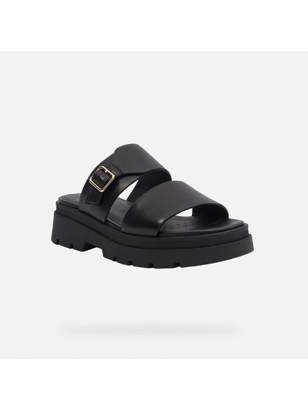 Geox Schwarze Damen-Pantoletten Geox Adacter S