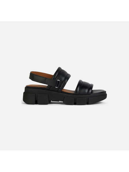 Geox Schwarze Damen-Sandalen Geox Lisbona A