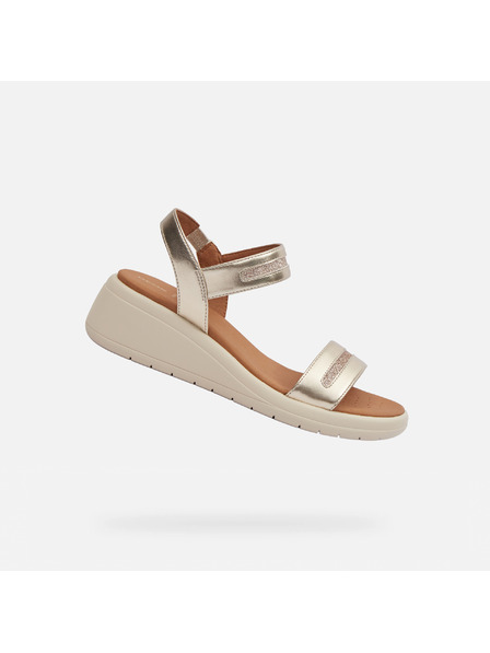 Geox Goldene Damen-Sandalen Geox Meliconia