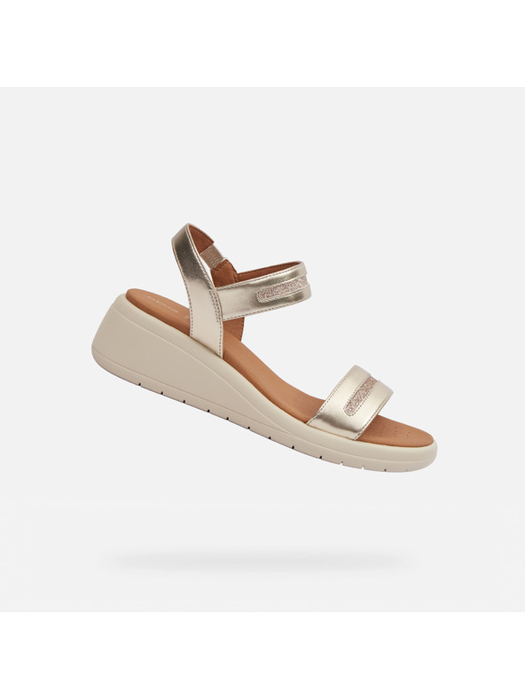 Geox Goldene Damen-Sandalen Geox Meliconia