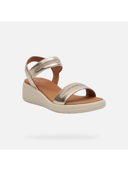 Geox Goldene Damen-Sandalen Geox Meliconia