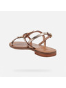 Geox Goldene Geox Maddalusiac Damensandalen