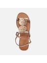 Geox Goldene Geox Maddalusiac Damensandalen