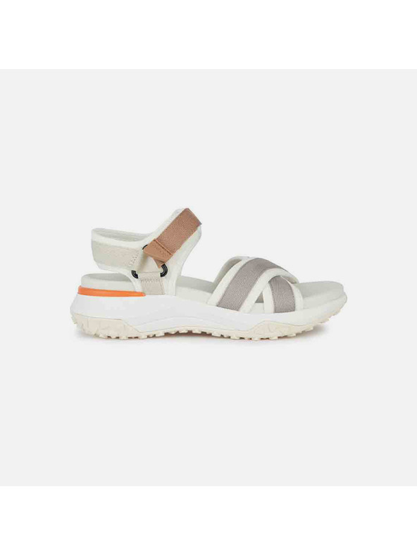 Geox Graue Damen-Sandalen Geox Sorapis + Grip A