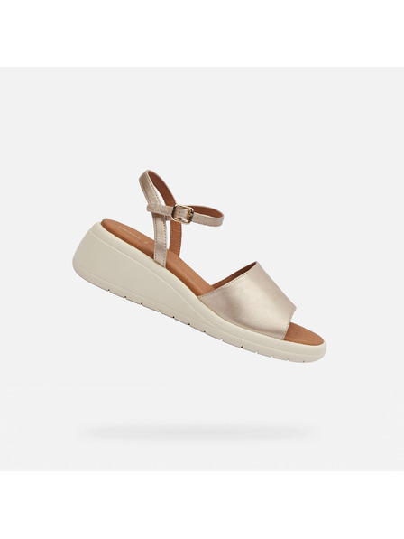 Geox Goldene Damen-Sandalen Geox Meliconia