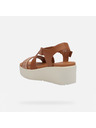 Geox Hellbraune Damen-Sandalen Geox Xand 2.2S