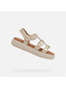 Geox Cremeweiße Geox Camalei Damensandalen