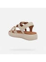 Geox Cremeweiße Geox Camalei Damensandalen