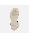 Geox Cremeweiße Geox Camalei Damensandalen