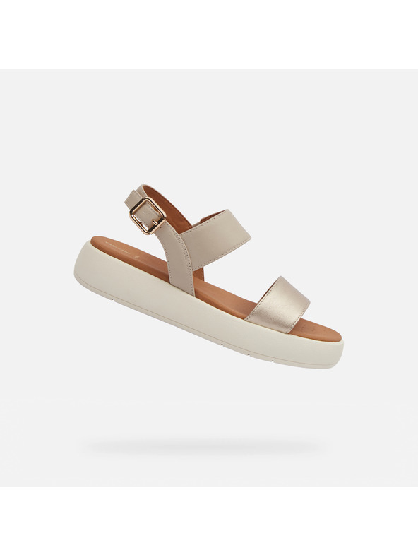 Geox Beige Damen-Sandalen Geox Camalei