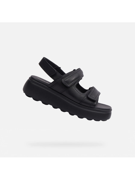 Geox Schwarze Damen-Sandalen Geox Spherica EC4.1 S