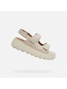 Geox Cremefarbene Damen-Sandalen Geox Spherica EC4.1 S
