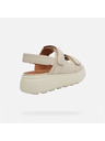 Geox Cremefarbene Damen-Sandalen Geox Spherica EC4.1 S