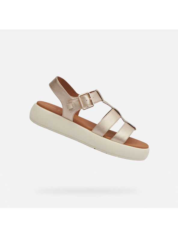 Geox Goldene Damen-Sandalen Geox Camalei