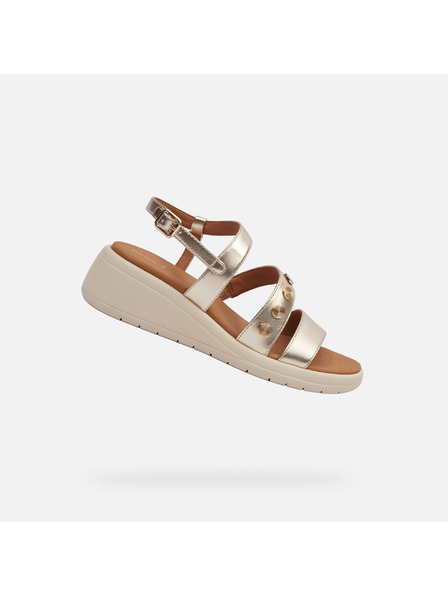 Geox Goldene Damen-Sandalen Geox Meliconia