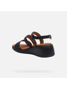 Geox Schwarze Damensandalen Geox Meliconia