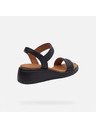 Geox Schwarze Damensandalen Geox Meliconia