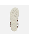 Geox Cremefarbene Damen-Sandalen Geox Xand 2.2S