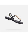 Geox Schwarze Damen-Sandalen Geox Maddalusiac
