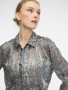 Orsay Silberne Damenbluse mit Kragen ORSAY