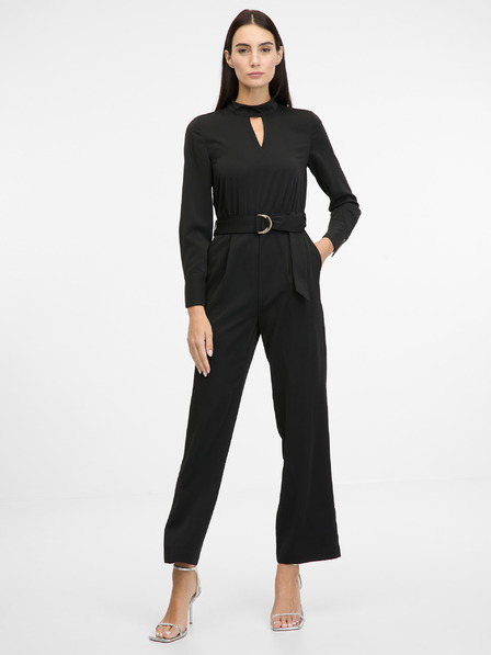 Orsay Schwarzer langärmeliger Damen-Overall ORSAY