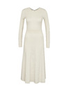 Orsay Cremefarbenes Damen-Midikleid ORSAY