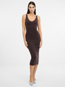 Orsay Braunes Damen-Midikleid ORSAY