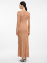 Orsay Hellbraunes Damen Maxikleid ORSAY