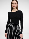 Orsay Schwarzes knielanges Damenkleid ORSAY