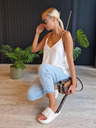 Edoti Damen-Spitzentop im Boho-Stil SLR092 - weiß OTHER