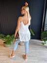 Edoti Damen-Spitzentop im Boho-Stil SLR092 - weiß OTHER