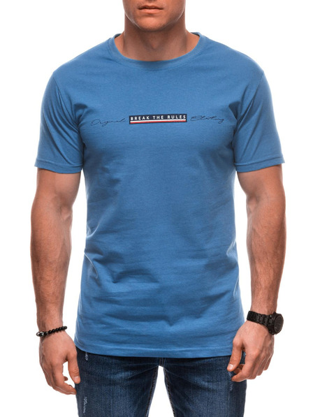 Edoti Herren T-Shirt mit Aufdruck S2033 - weiß OTHER